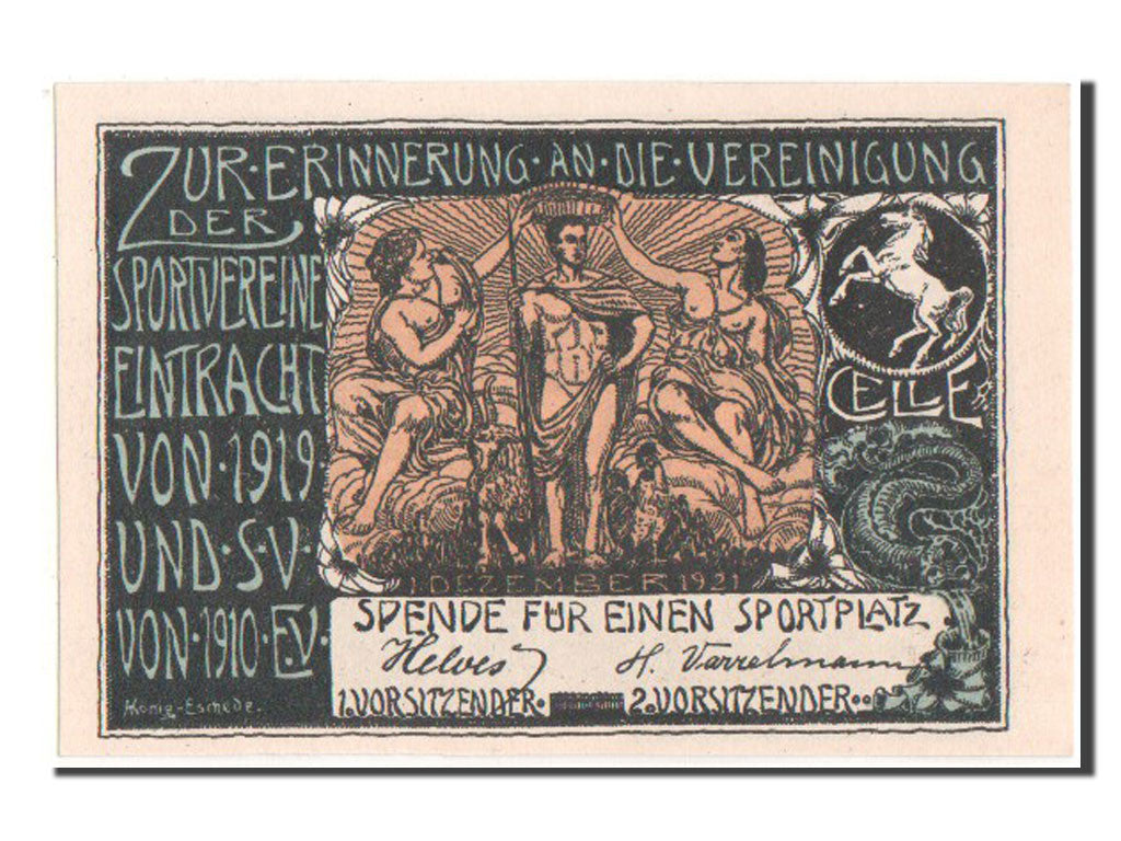 Banknote, Germany, Celle, 75 Pfennig, 1921, UNC(63), Mehl:225.1a