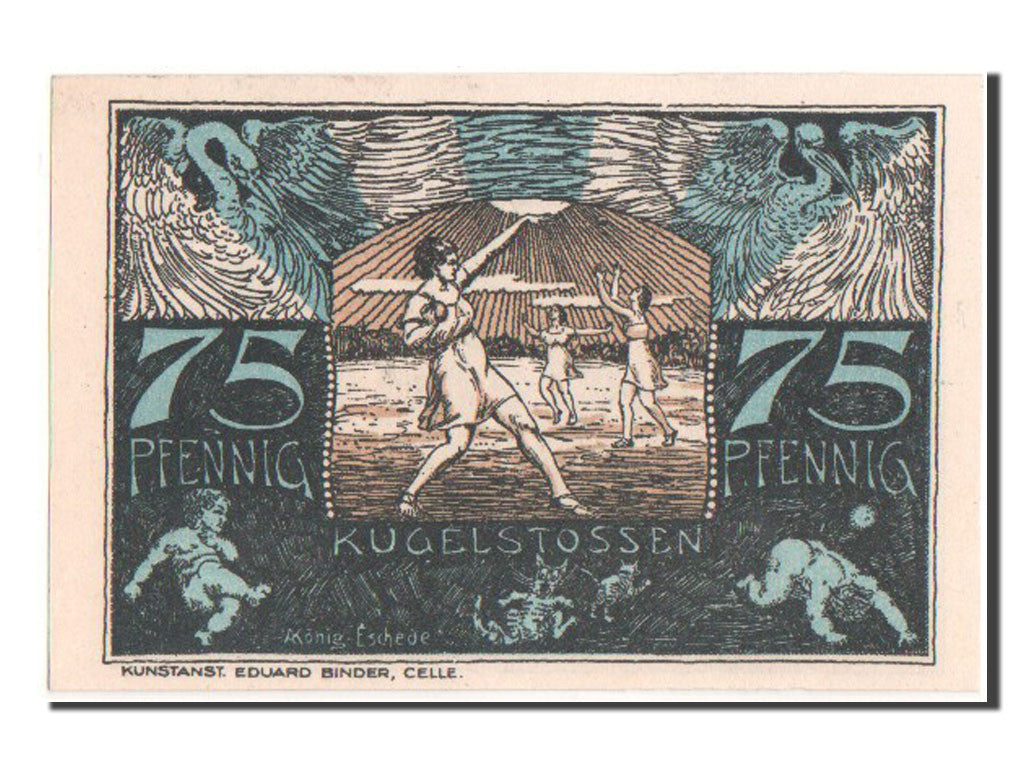 Banknote, Germany, Celle, 75 Pfennig, 1921, UNC(63), Mehl:225.1a