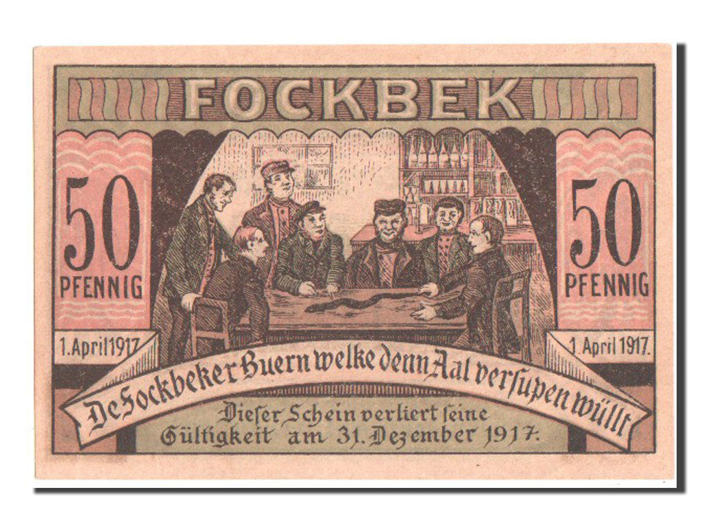 Geldschein, Deutschland, Schleswig-Holstein, 50 Pfennig, 1917, UNZ-, Mehl:370.1