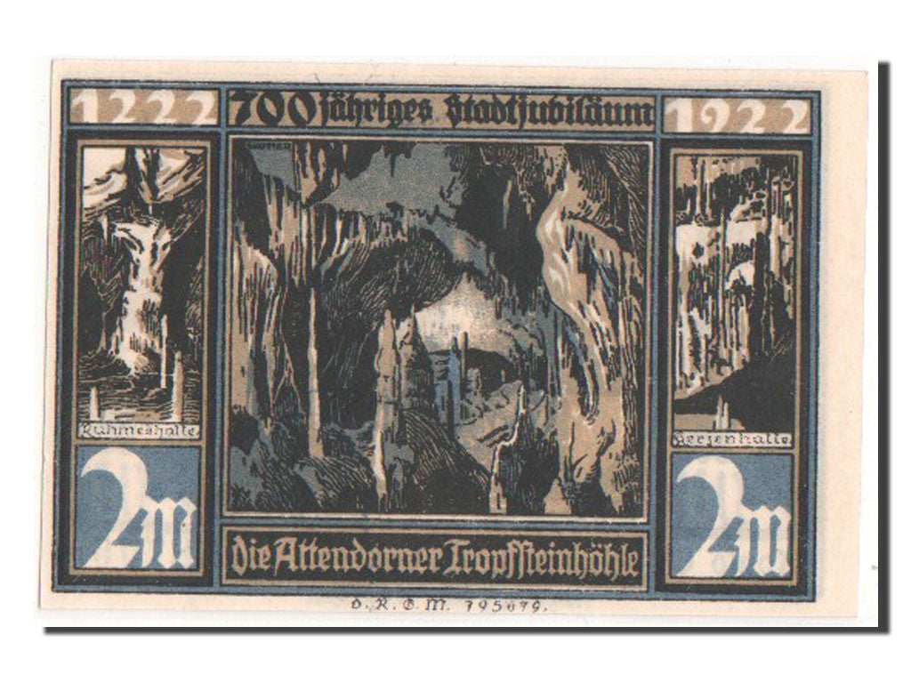 Geldschein, Deutschland, Westfalen, 2 Mark, 1922, UNZ-, Mehl:51.1b