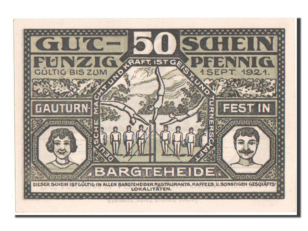Billete, Alemania, Schleswig-Holstein, 50 Pfennig, 1921, UNC, Mehl:63.1b