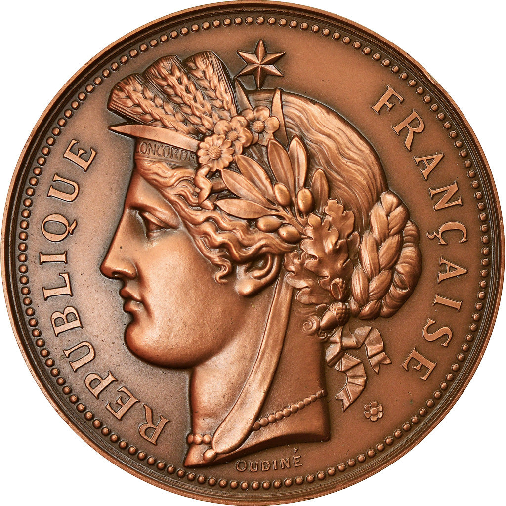Francja, Medal, Cérès, Offert par E.Bizet, Député, Polityka