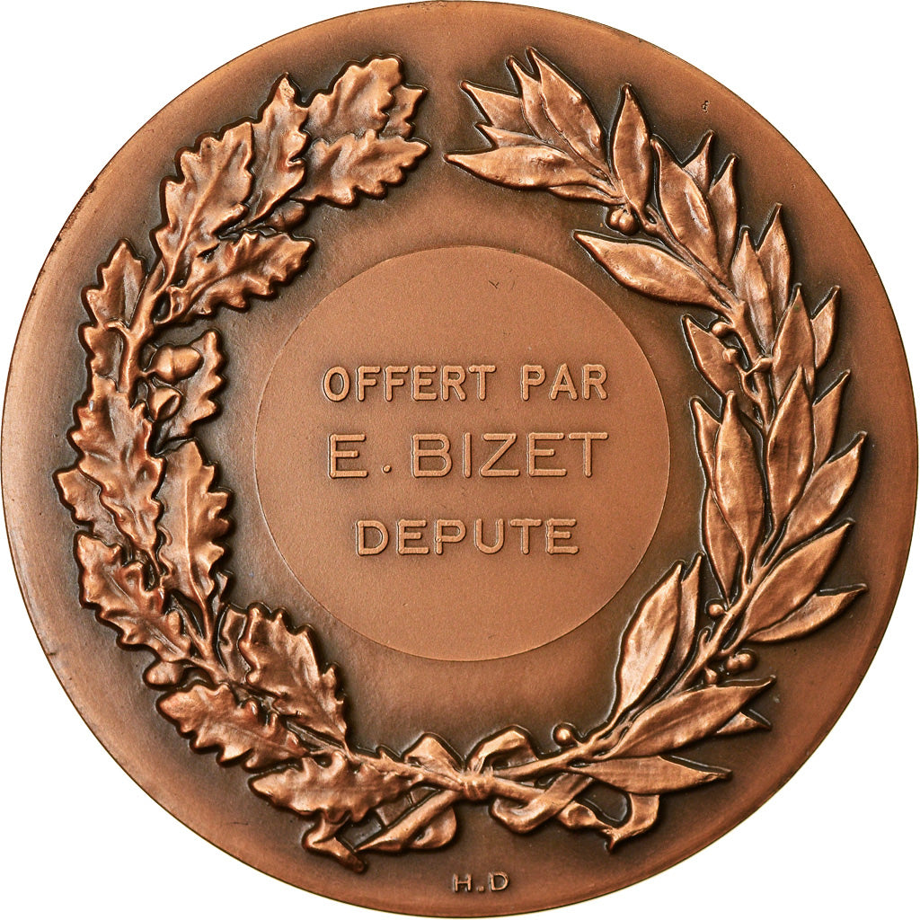 Francja, Medal, Cérès, Offert par E.Bizet, Député, Polityka