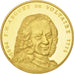 France, Medal, Voltaire and Anniversary of French Revolution, 1989, Gold, MS(63)