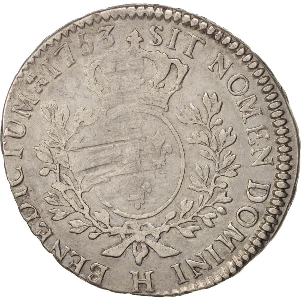 Coin, France, Louis XV, 1/2 Écu au bandeau, 1/2 ECU, 44 Sols, 1753, La