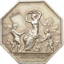 Francia, ficha, Manufacture Royale des Glaces de St Gobain, 1830, Argento