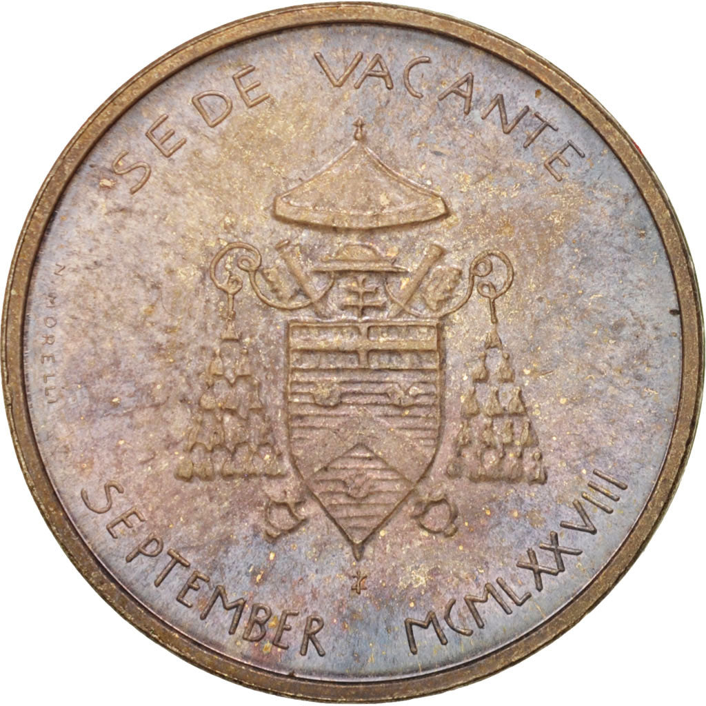 Monnaie, Cité du Vatican, Sede Vacante, 500 Lire, 1978, Roma, FDC, Argent