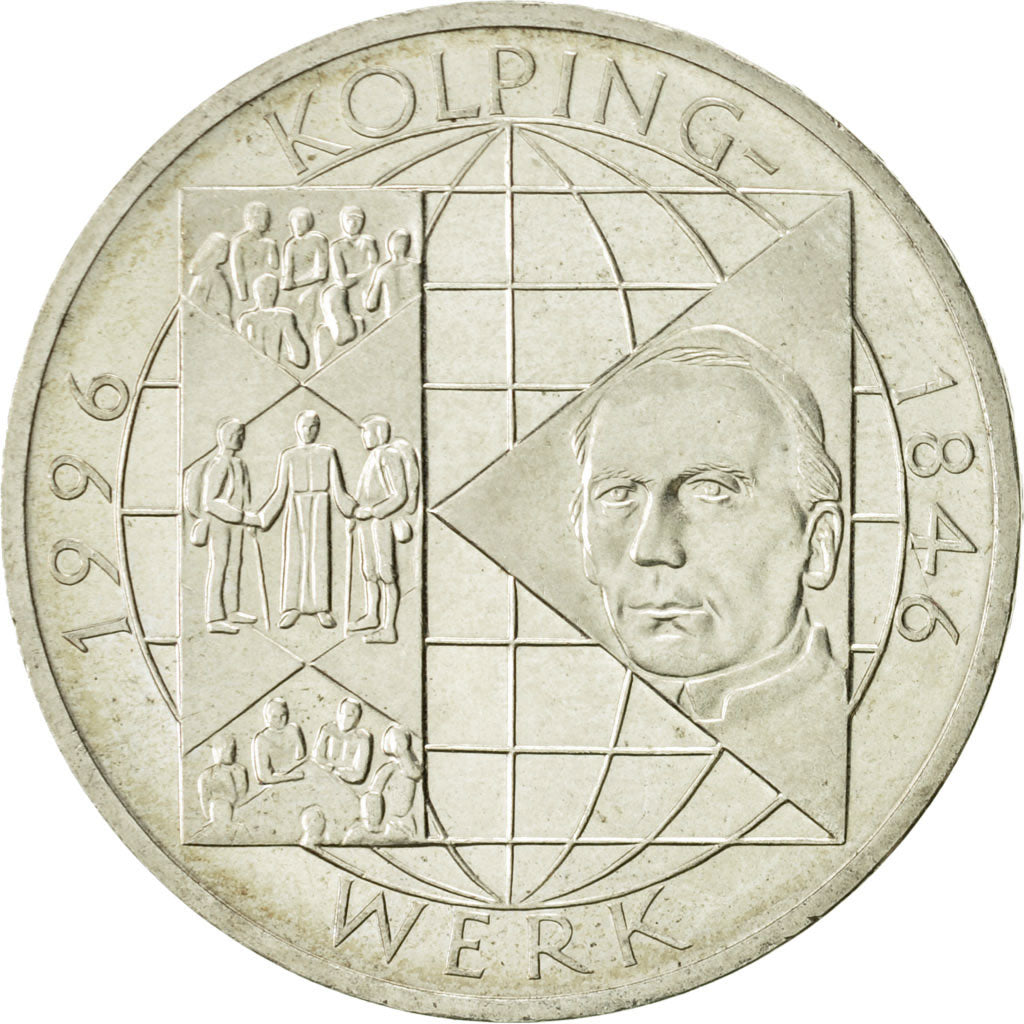 Coin, GERMANY - FEDERAL REPUBLIC, 10 Mark, 1996, Berlin, Germany, MS(63)
