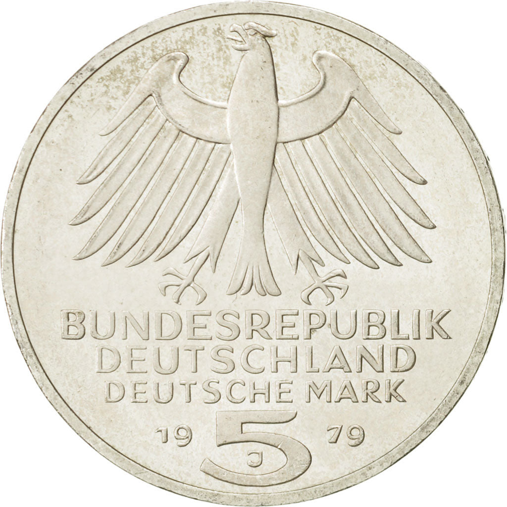 Coin, GERMANY - FEDERAL REPUBLIC, 5 Mark, 1979, Hamburg, Germany, MS(60-62)