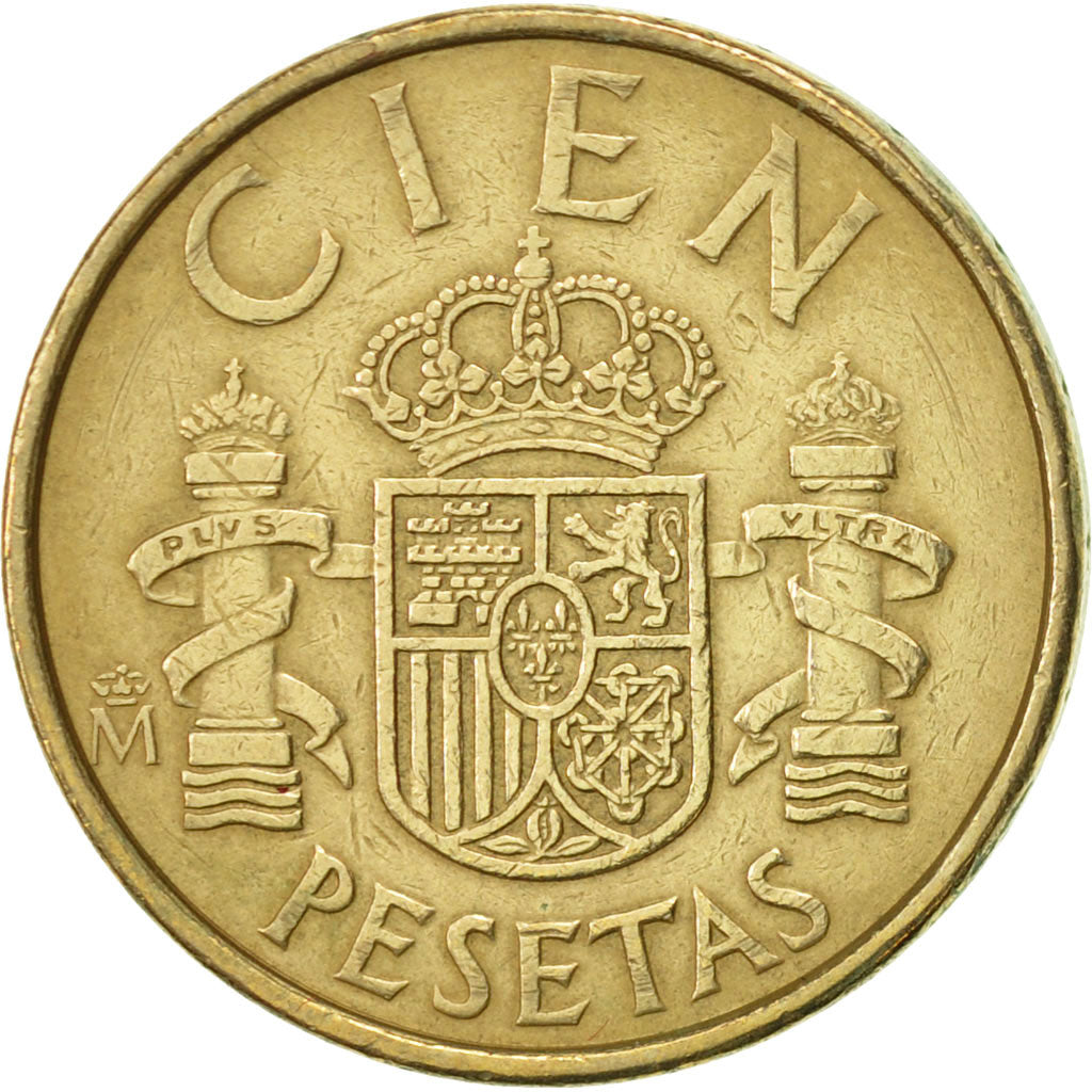 Moneda, España, Juan Carlos I, 100 Pesetas, 1982, Madrid, MBC, Aluminio -