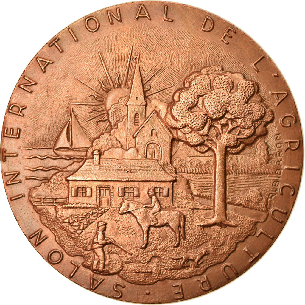 France, Medal, Salon International de l'Agriculture de Paris, 1966, Baron