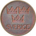 Monnaie, Suède, Gustaf VI, 5 Öre, 1973, SPL, Bronze, KM:845