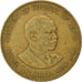 Moneda, Kenia, 10 Cents, 1984, MBC, Níquel - latón, KM:18