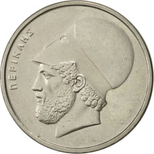 Coin, Greece, 20 Drachmes, 1988, AU(55-58), Copper-nickel, KM:133