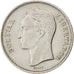 Moneda, Venezuela, Bolivar, 1967, MBC, Níquel, KM:42