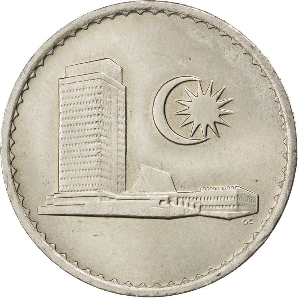 Moneta, Malesia, 50 Sen, 1983, SPL, Rame-nichel, KM:5.3