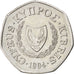 Moneta, Cipro, 50 Cents, 1994, SPL, Rame-nichel, KM:66