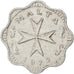 Moneda, Malta, 2 Mils, 1972, MBC, Aluminio, KM:5