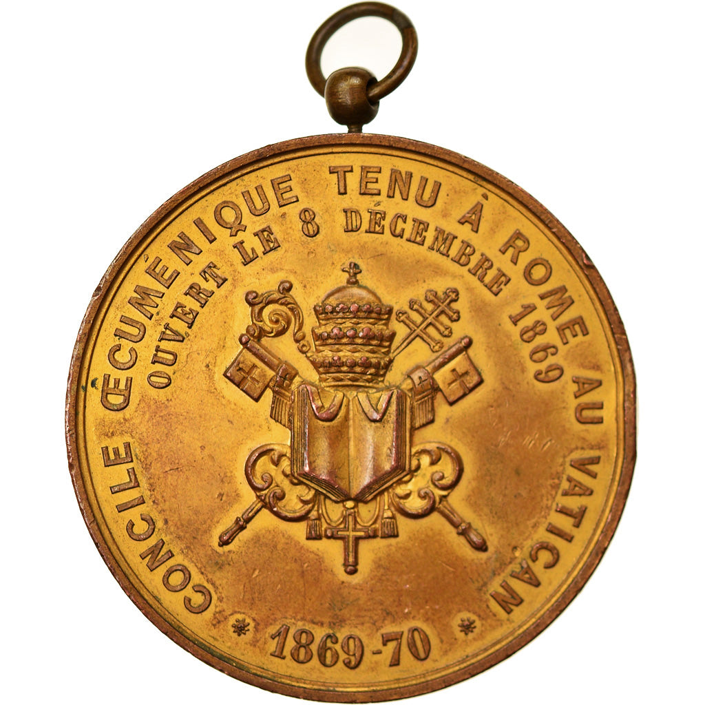 Vatican, Medal, Pie IX, Concile Oecuménique de Rome, Religions & beliefs