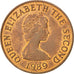 Moneda, Jersey, Elizabeth II, 2 Pence, 1989, SC, Bronce, KM:55