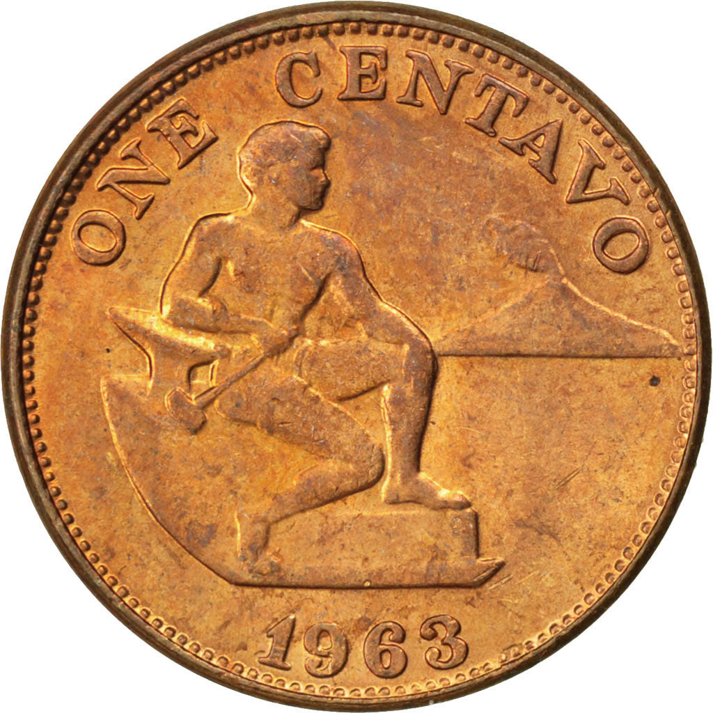 Monnaie, Philippines, Centavo, 1963, SPL, Bronze, KM:186