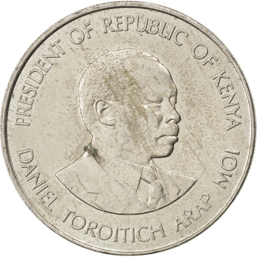 Moneta, Kenya, Shilling, 1980, BB+, Rame-nichel, KM:20