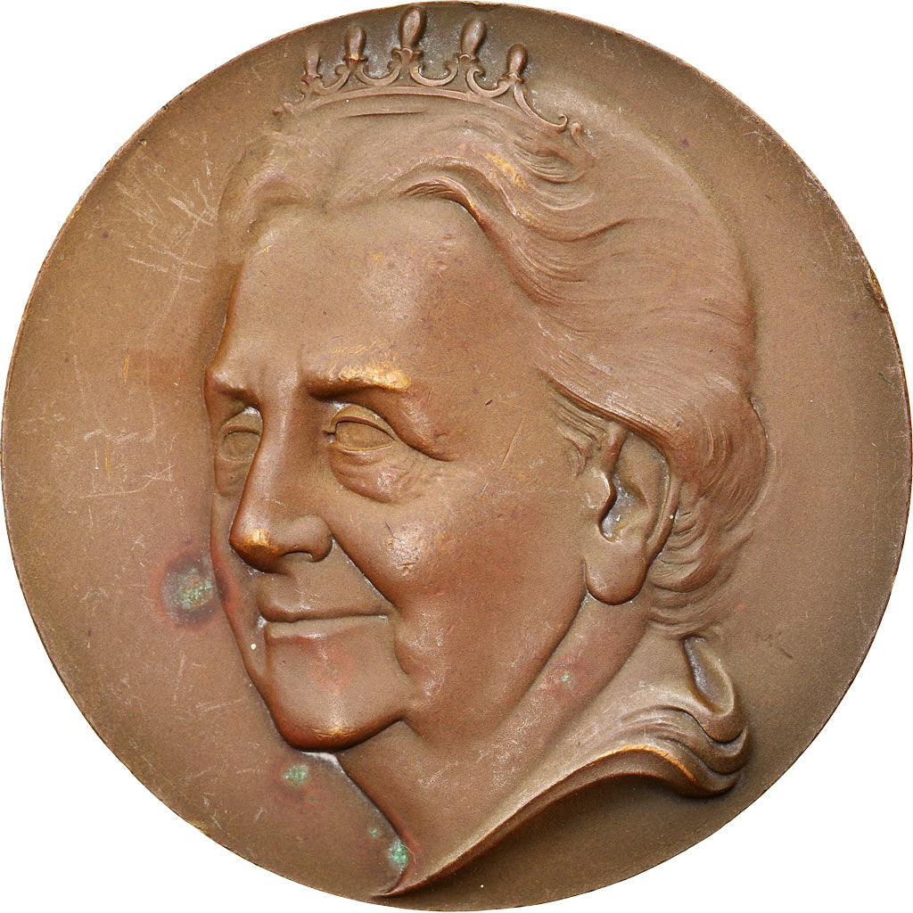 Niederlande, Medaille, Wilhelmina, Golden Jubilee, Politics, Society, War, 1948