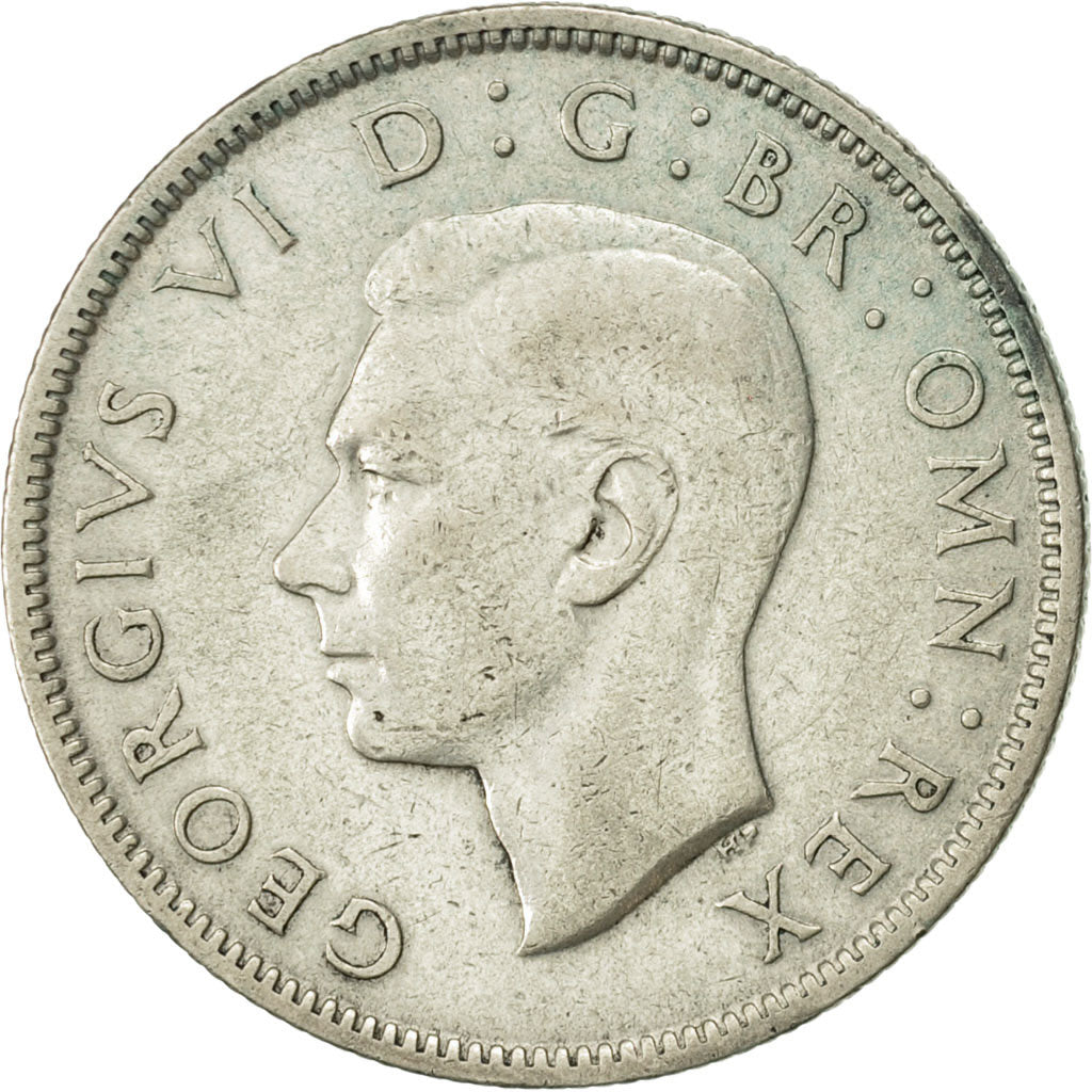 Monnaie, Grande-Bretagne, George VI, Florin, Two Shillings, 1942, TTB+, Argent