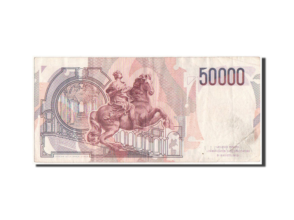 Banknote, Italy, 50,000 Lire, 1984, AU(50-53)