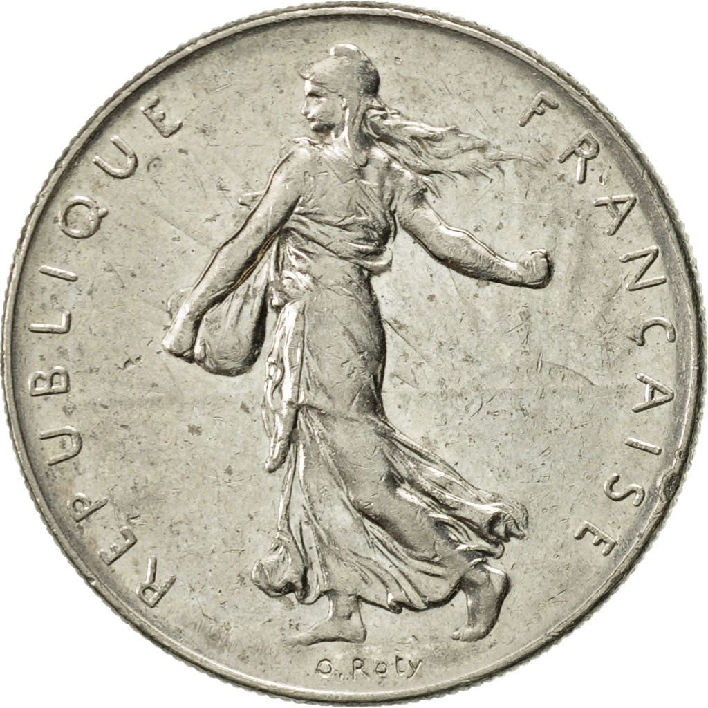 Münze, Frankreich, Semeuse, Franc, 1985, Paris, VZ, Nickel, KM:925.1