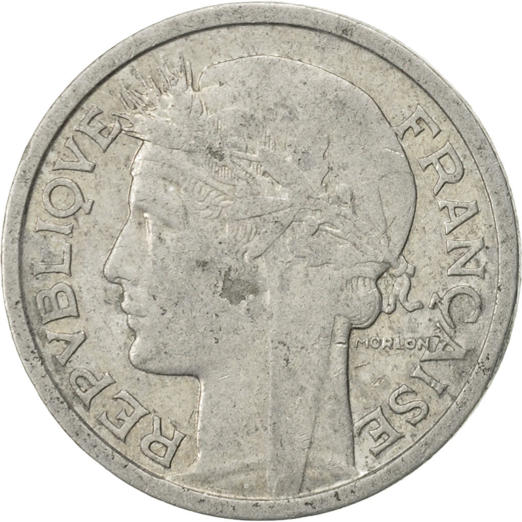 Monnaie, France, Morlon, Franc, 1945, Beaumont - Le Roger, TTB, Aluminium