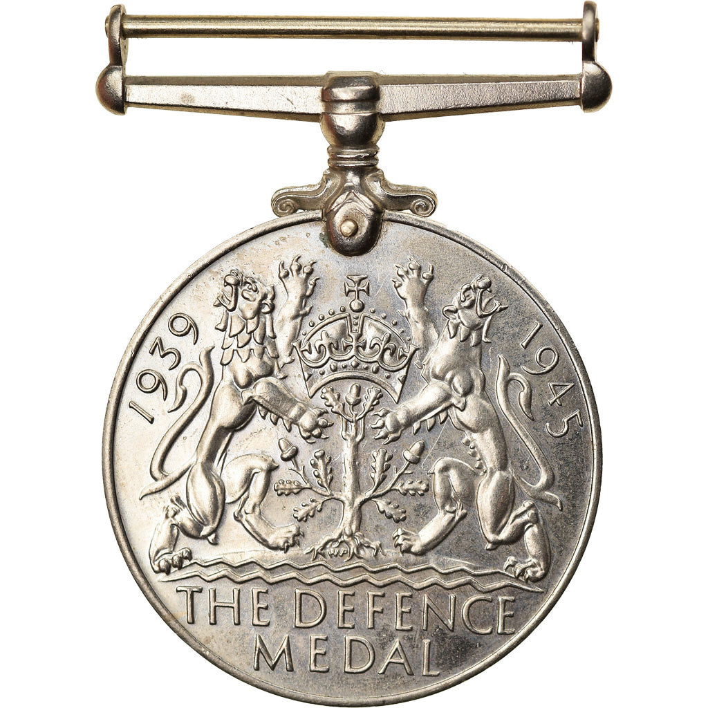 Regno Unito, Georges VI, The Defence Medal, medaglia, 1939-1945, Eccellente