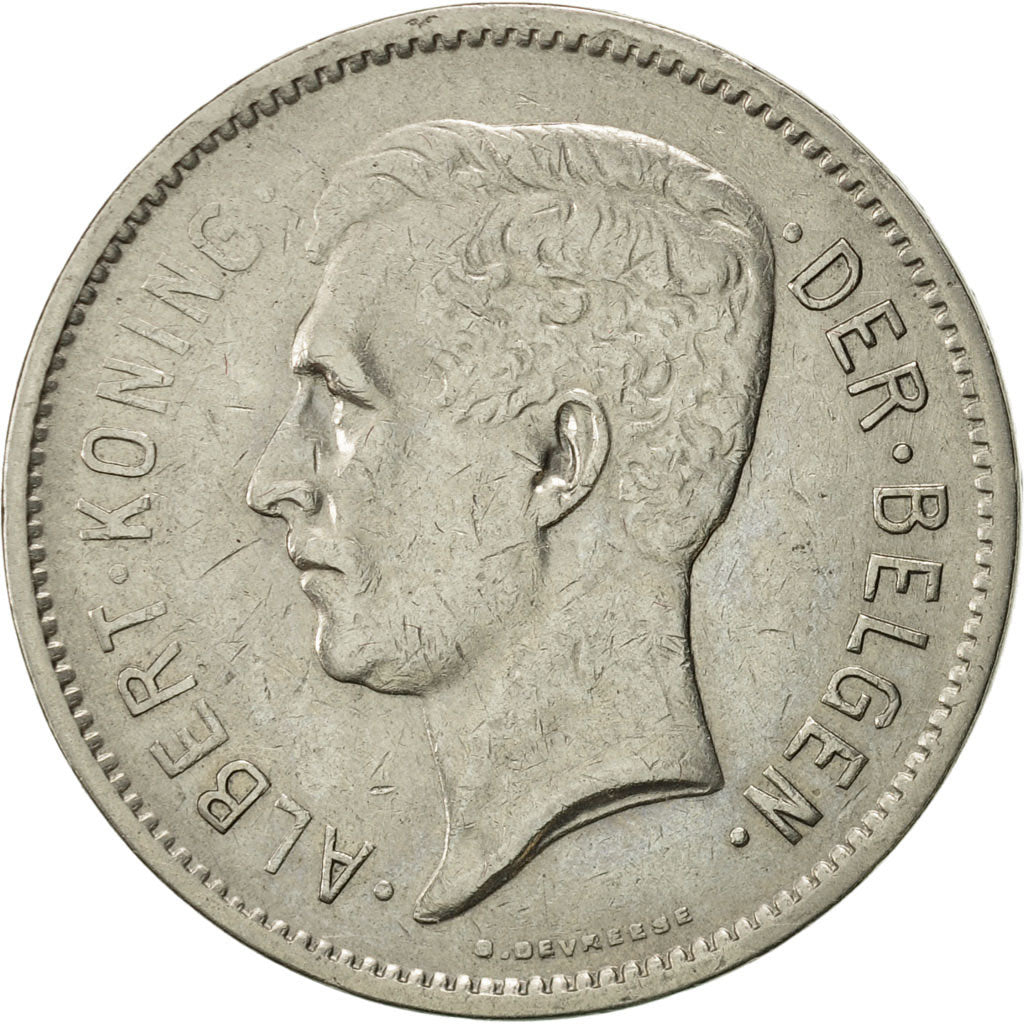 Monnaie, Belgique, 5 Francs, 5 Frank, 1931, TTB+, Nickel, KM:98