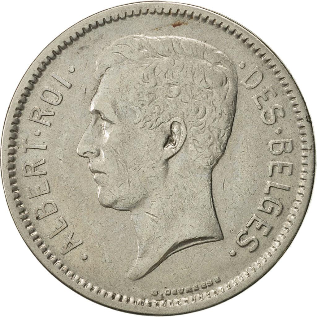 Monnaie, Belgique, 5 Francs, 5 Frank, 1930, TTB+, Nickel, KM:97.1