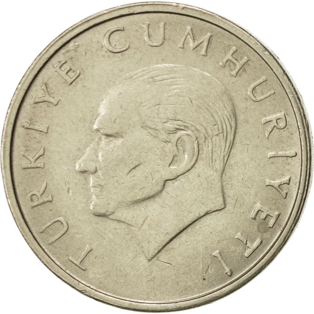 Moneda, Turquía, 10000 Lira, 10 Bin Lira, 1997, MBC+, Cobre - níquel - cinc