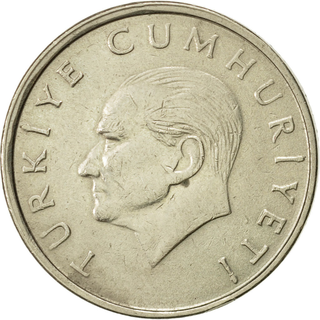 Moneda, Turquía, 10000 Lira, 10 Bin Lira, 1998, MBC+, Cobre - níquel - cinc