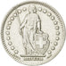 Coin, Switzerland, Franc, 1944, Bern, AU(50-53), Silver, KM:24