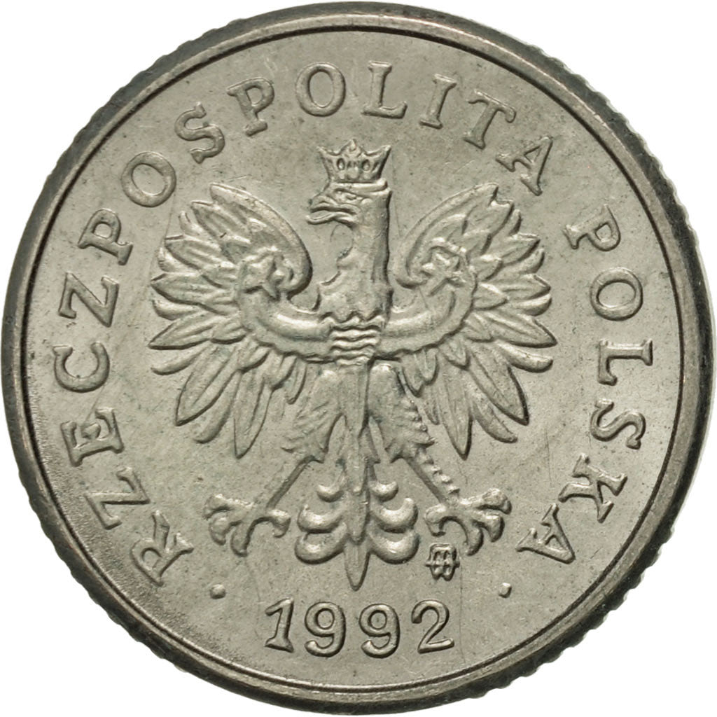 Monnaie, Pologne, 10 Groszy, 1992, Warsaw, SUP, Copper-nickel, KM:279