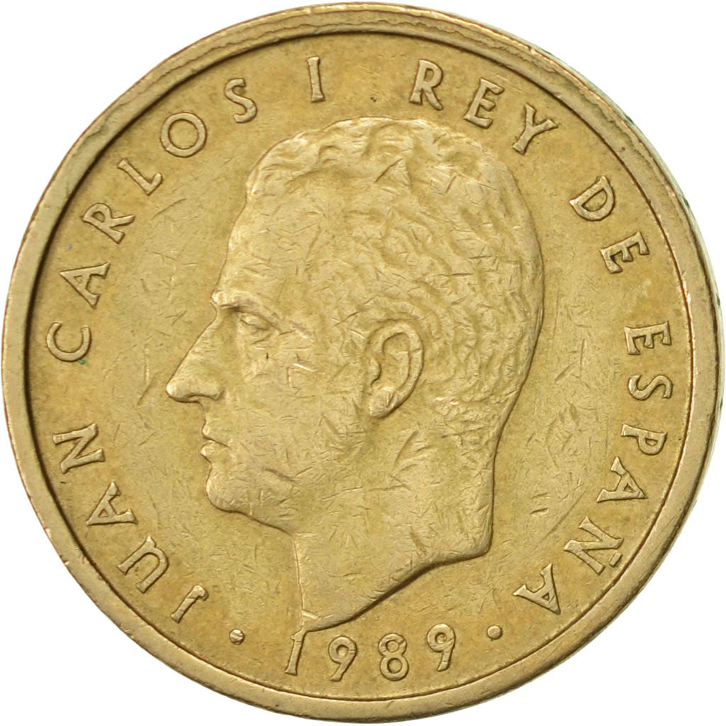 Münze, Spanien, Juan Carlos I, 100 Pesetas, 1989, Madrid, SS, Aluminum-Bronze
