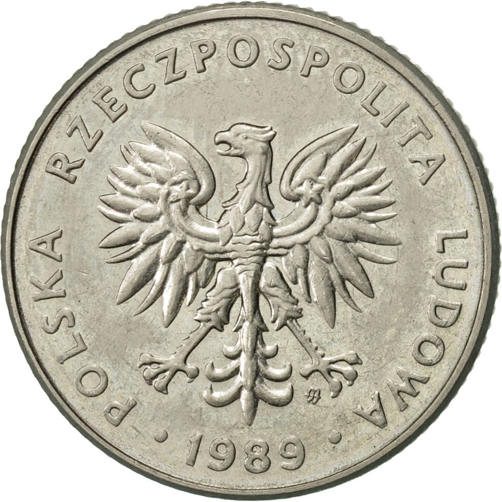 Moneta, Polonia, 20 Zlotych, 1989, Warsaw, SPL-, Rame-nichel, KM:153.2