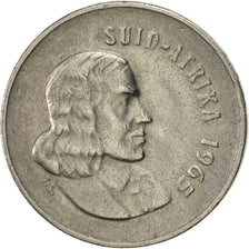 Moneta, Sudafrica, 5 Cents, 1965, BB, Nichel, KM:67.2