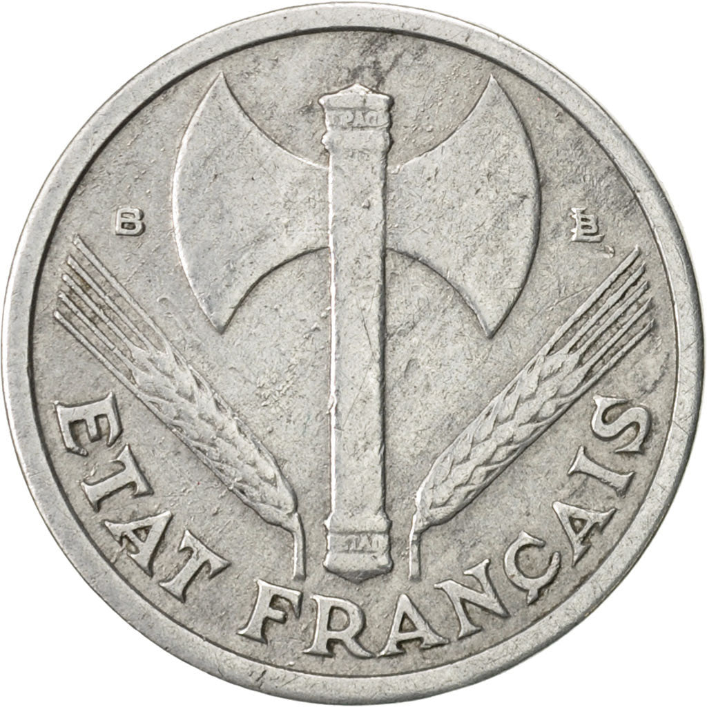 France, 1 Franc, Bazor, 1944, Beaumont-Le-Roger, Aluminium, TTB, Gadoury:471