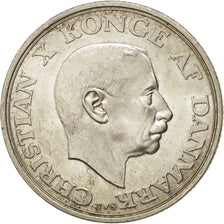 Moneta, Danimarca, Christian X, 2 Kroner, 1945, SPL+, Argento, KM:836