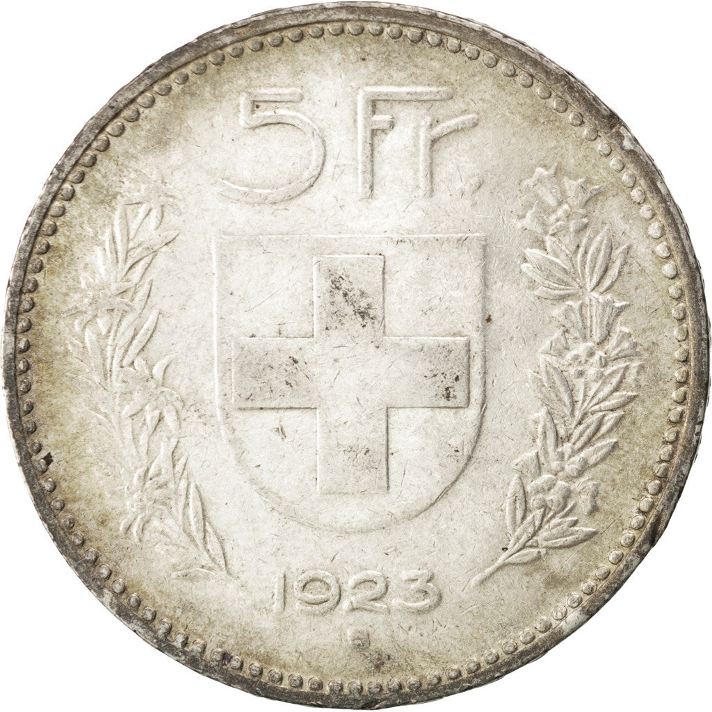 Moneta, Svizzera, 5 Francs, 1923, Bern, SPL-, Argento, KM:37