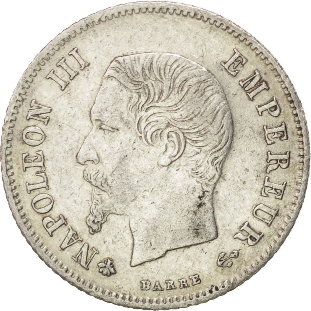 Moeda, França, Napoleon III, Napoléon III, 20 Centimes, 1862, Paris