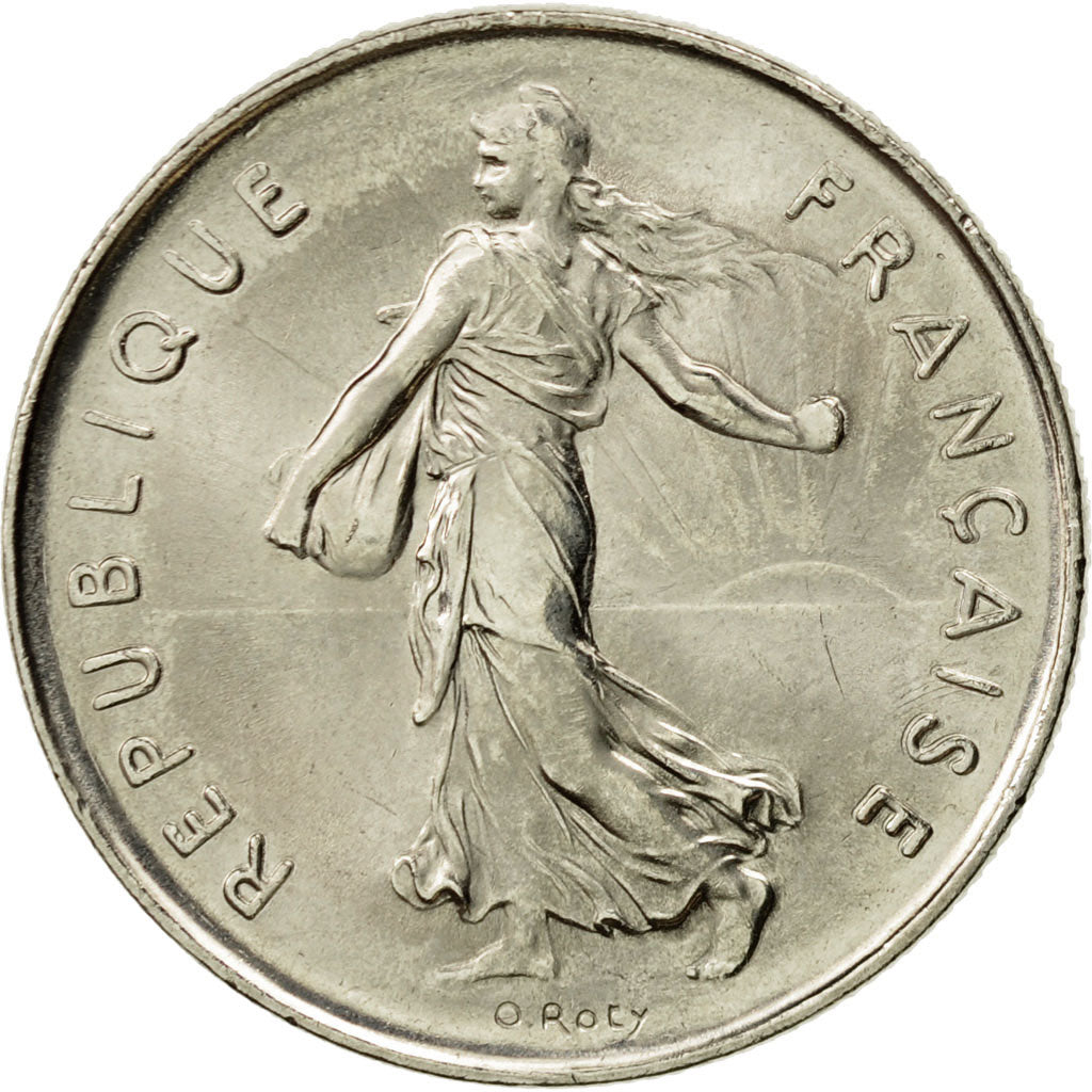 Coin, France, Semeuse, 5 Francs, 1990, Paris, MS(60-62), Nickel Clad