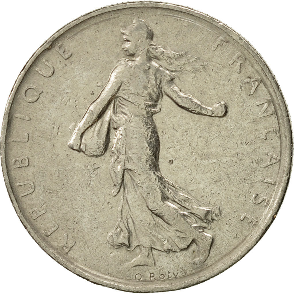 Moneta, Francja, Semeuse, Franc, 1961, Paris, VF(30-35), Nikiel, KM:925.1