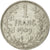 Monnaie, Belgique, Franc, 1909, TTB, Argent, KM:56.1