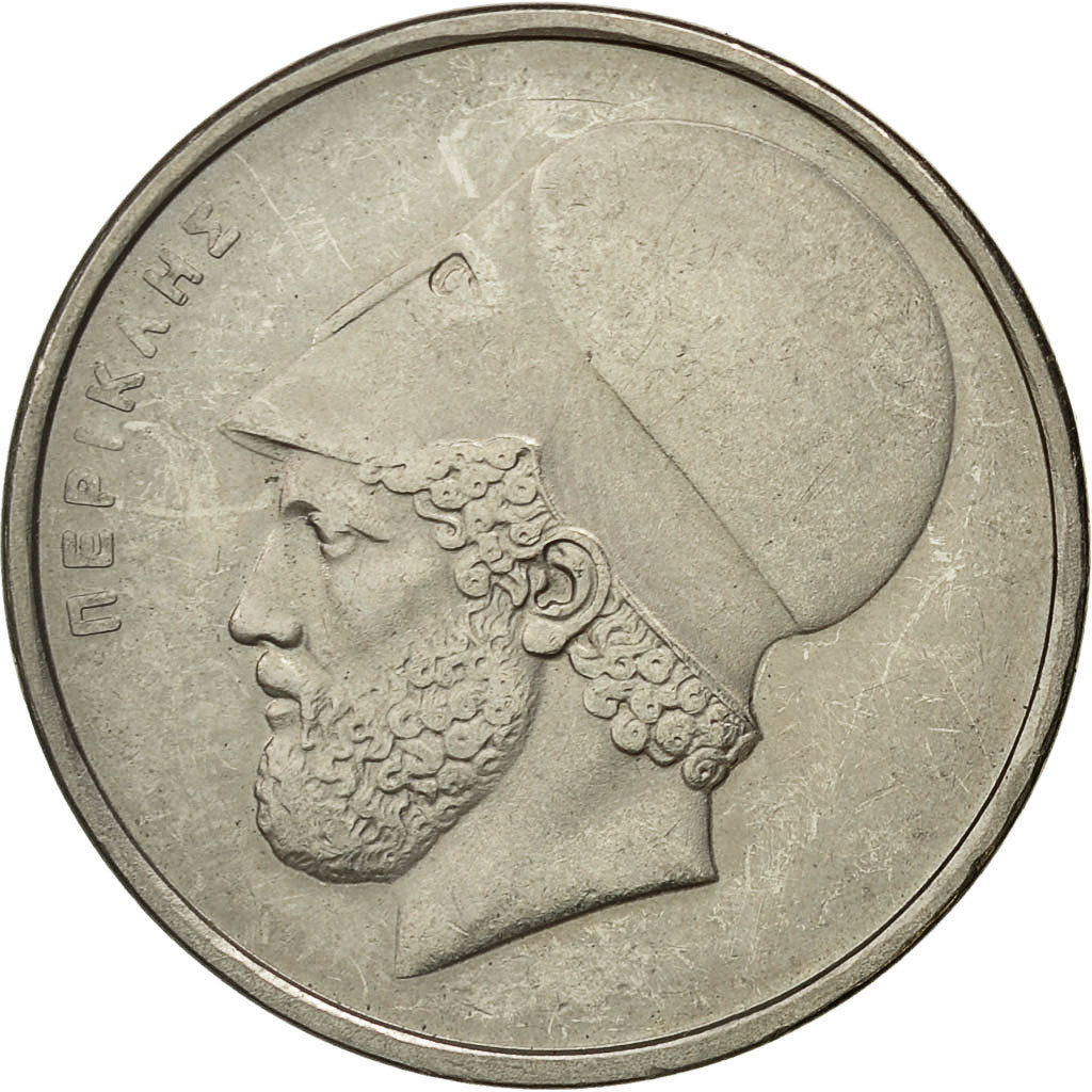 Coin, Greece, 20 Drachmes, 1988, EF(40-45), Copper-nickel, KM:133