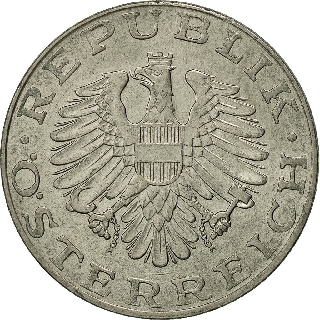 Münze, Österreich, 10 Schilling, 1974, SS+, Copper-Nickel Plated Nickel